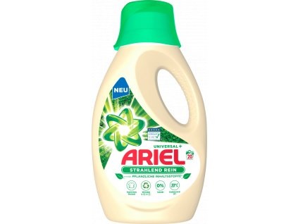 Ariel tekutý prací gel na rostlinné bázi 20 dávek